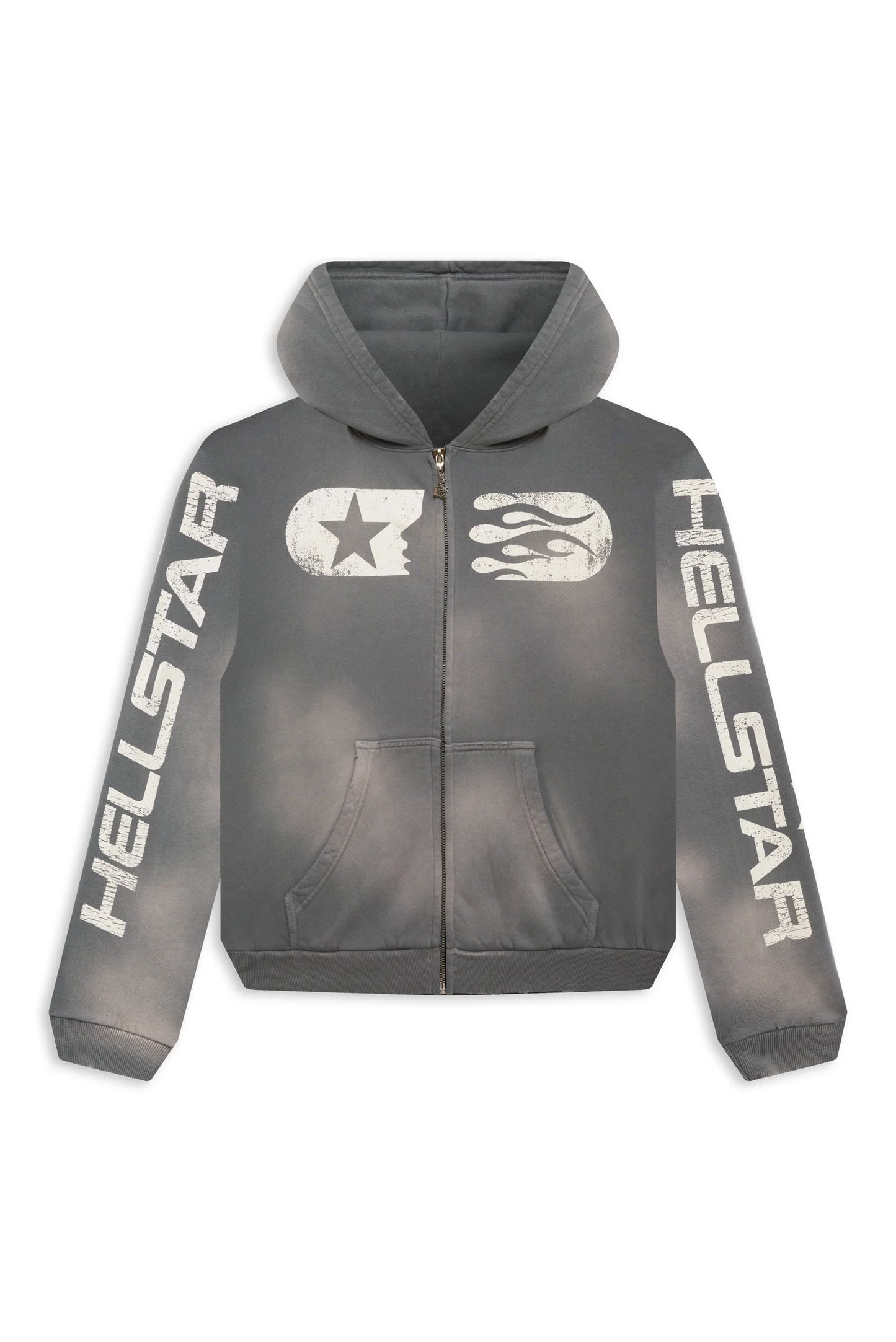 Hellstar Vintage Hoodie (Grey)