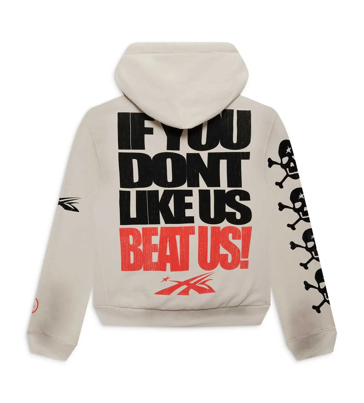 Hellstar Beat Us Hoodie (Cream)
