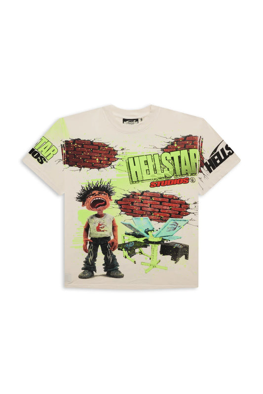 Hellstar Screaming Kid Tee (Cream)