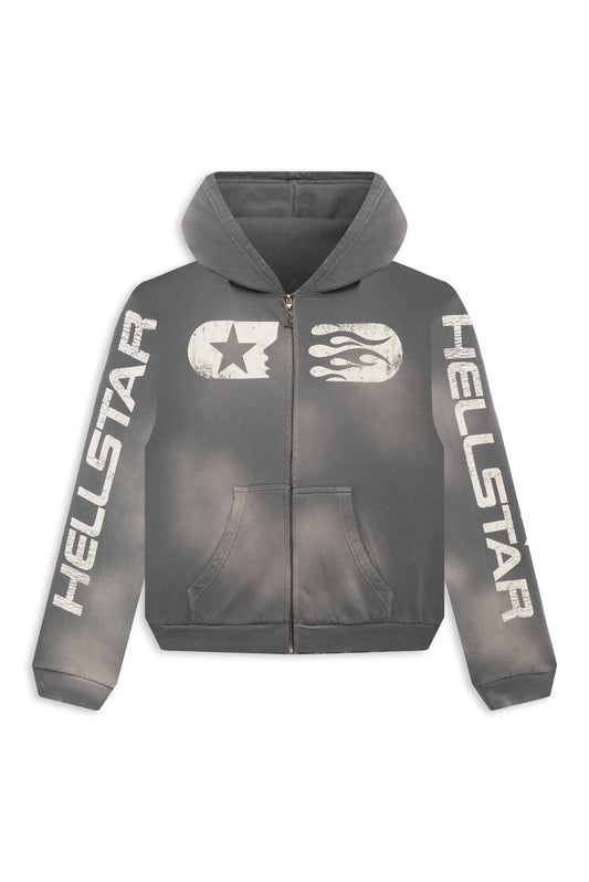 Hellstar Vintage Hoodie (Grey)